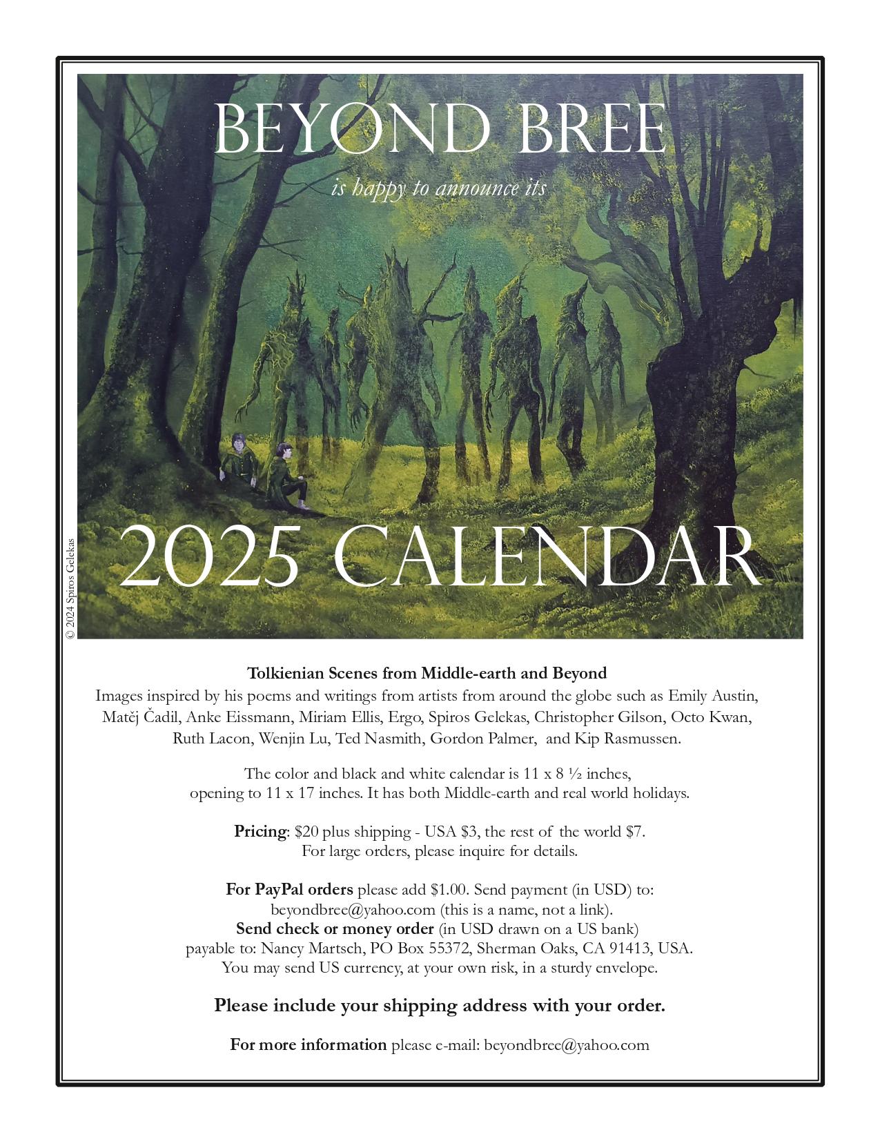 beyond bree 2025 calendar